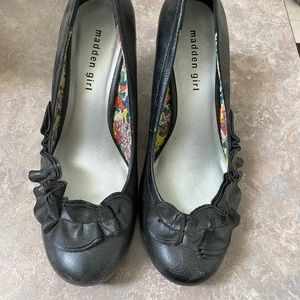 Madden Girl Black Heels